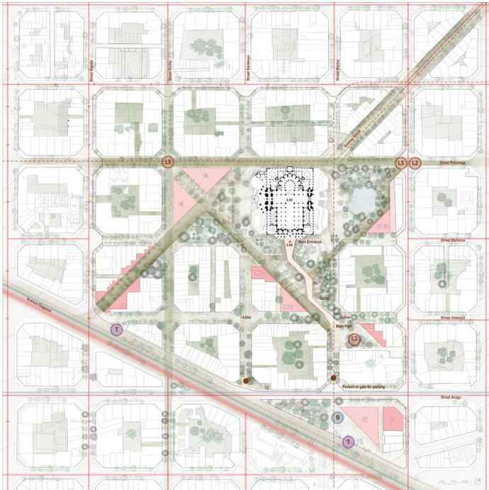 Plano de emplazamiento – RCR Arquitectes