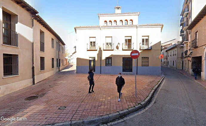 Plaza de las Siete Esquinas antes