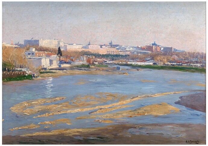 El Manzanares (Vista de Madrid)
