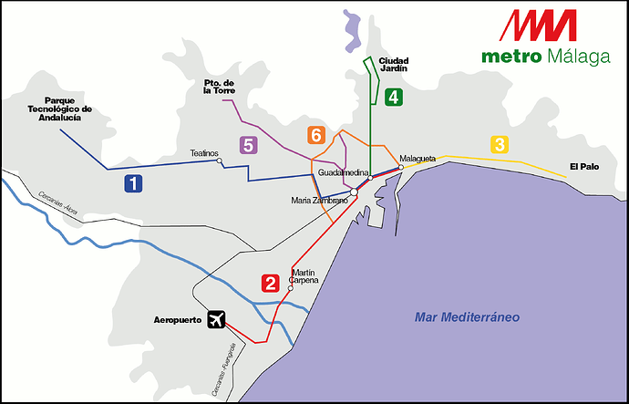 Mapa_Metro_Málaga_Futuro