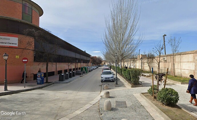 Calle Cardenal Salvador y Rojas antes