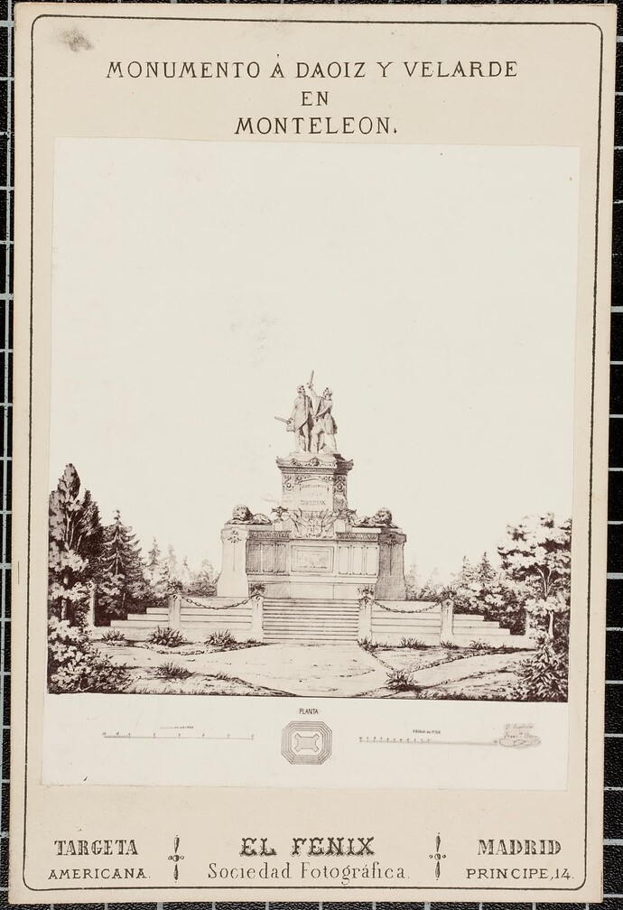 Proyecto de monumento a Daoíz y Velarde en el Cuartel de Artillería de Monteleón, Madrid