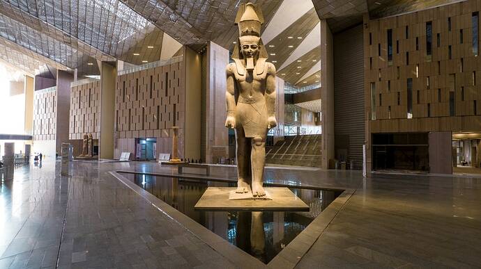 Statue of Ramesses II - copyright Grand Egyptian Museum