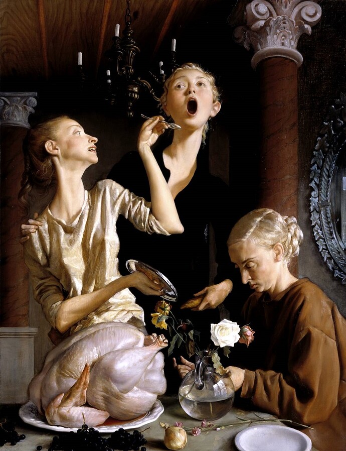 John_Currin-_Acción_de_Gracias