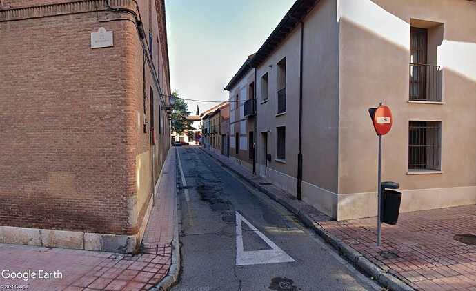 Calle de La Merced antes