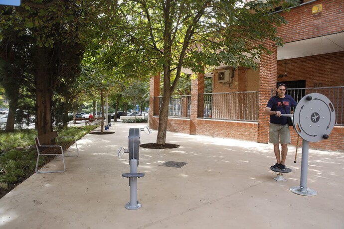 5.Detalle de la nueva plaza del valle de Oro de Carabanchel