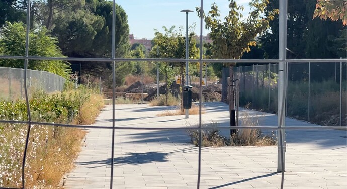 Acceso futura pasarela peatones