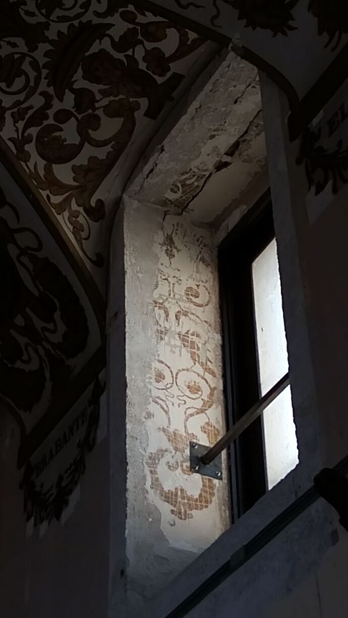 Restos de la decoración pictórica mural original del Salón de Reinos del Palacio del Buen Retiro_ (1)