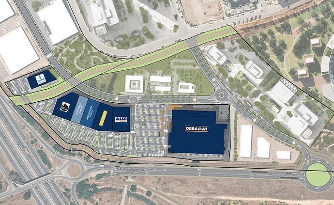 Parque comercial sector 28-C