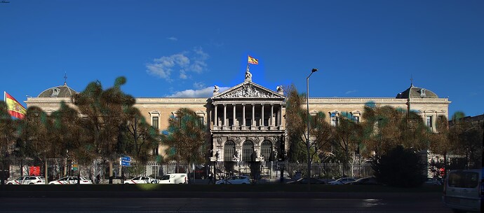 Biblioteca Nacional sin árboles
