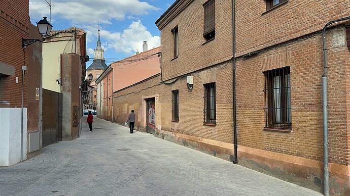 Calle Avellaneda ahora