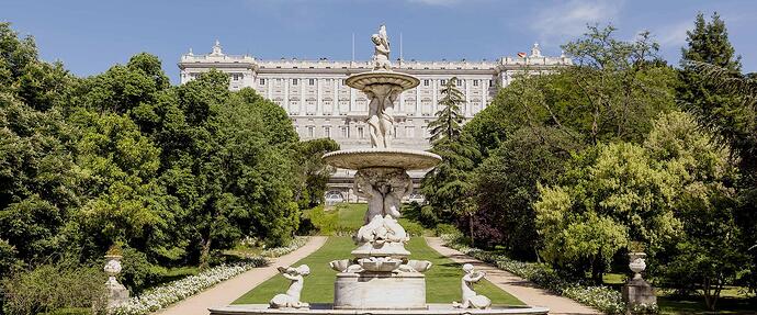 palacio real arboles