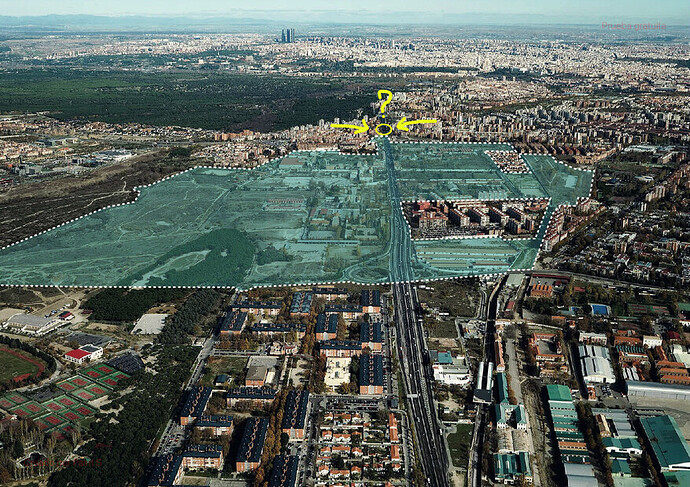 Vista aérea Nuevo Barrio Campamento (1)