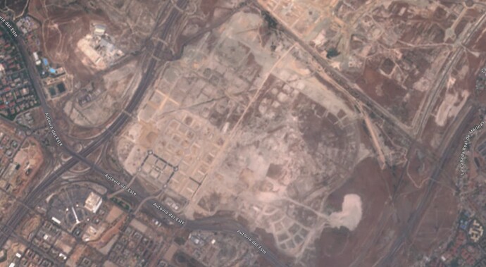 Imagen satélite de Los Berrocales - Julio 2022