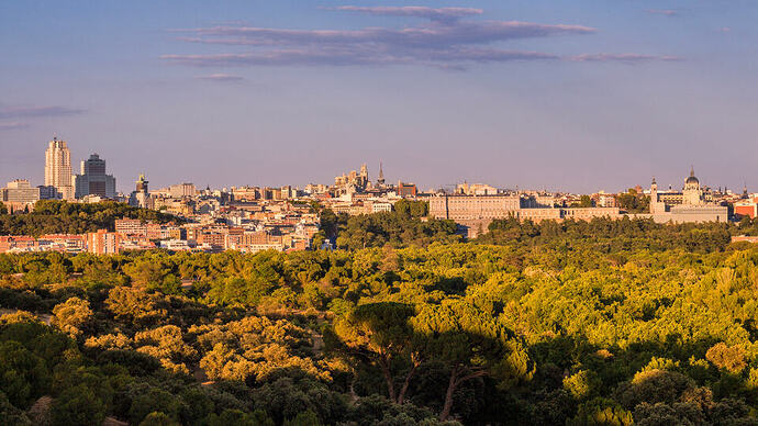 Madrid desde la Casa de Campo