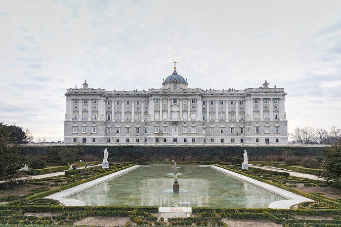 Jardines Sabatini sin coníferas