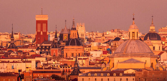 Madrid desde la Cuña Verde