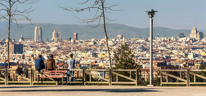 Madrid desde el Parque Lineal