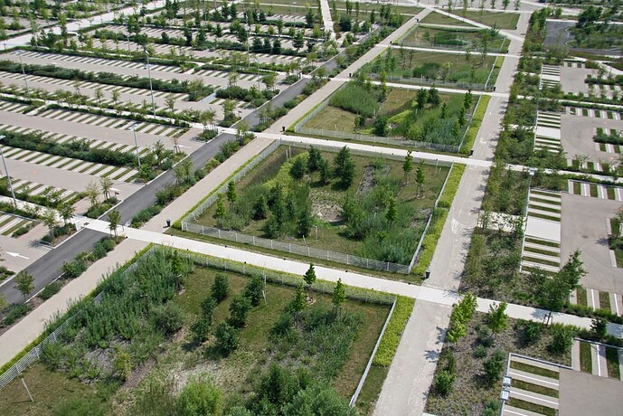 JARDINES DE LLUVÍA PARA EL PARKING CIRCUITO CHESTE