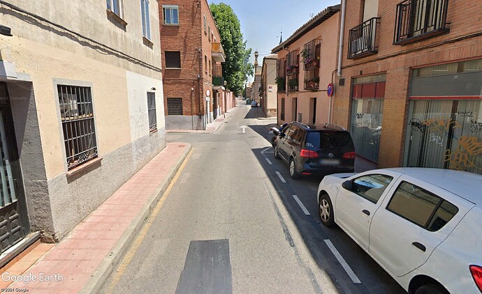 Calle Emperador Fernando antes