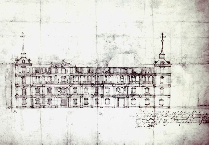 fachada del Colegio del Rey