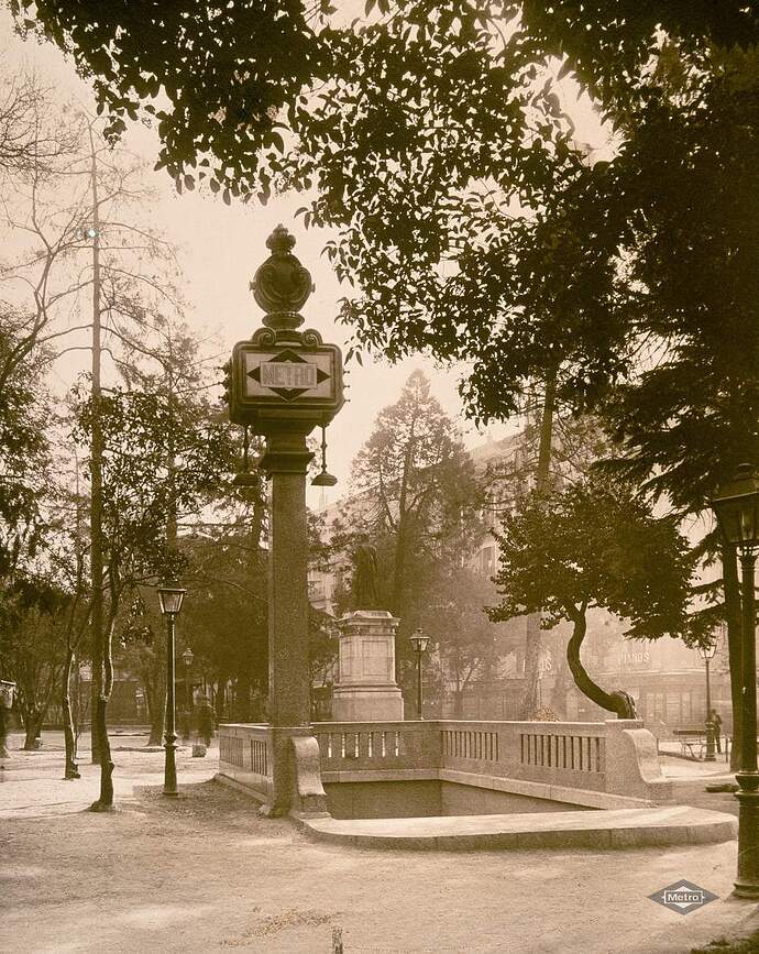 Acceso estación de Progreso (actual Tirso de Molina)-2770 1925