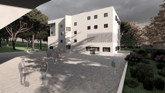EDIFICIO DE SIMULACIÓN ESTE-NORTE