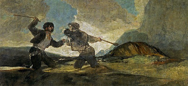 640px-Francisco_de_Goya_y_Lucientes_-_Duelo_a_garrotazos