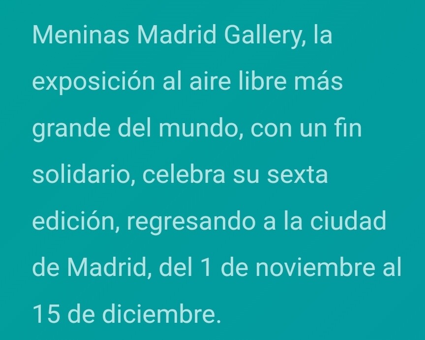 Meninas Madrid Gallery 2023